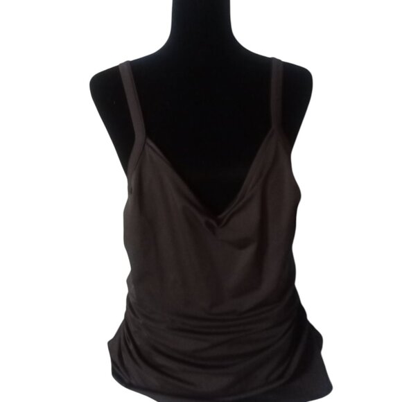 3X CATALINA One Piece Swimsuit In A Dark Rich Chocolate Brown - Picture 8 of 9